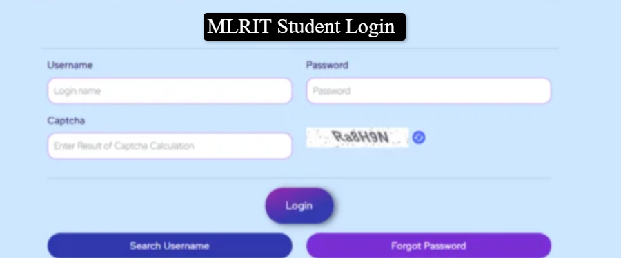 MLRIT Student Login