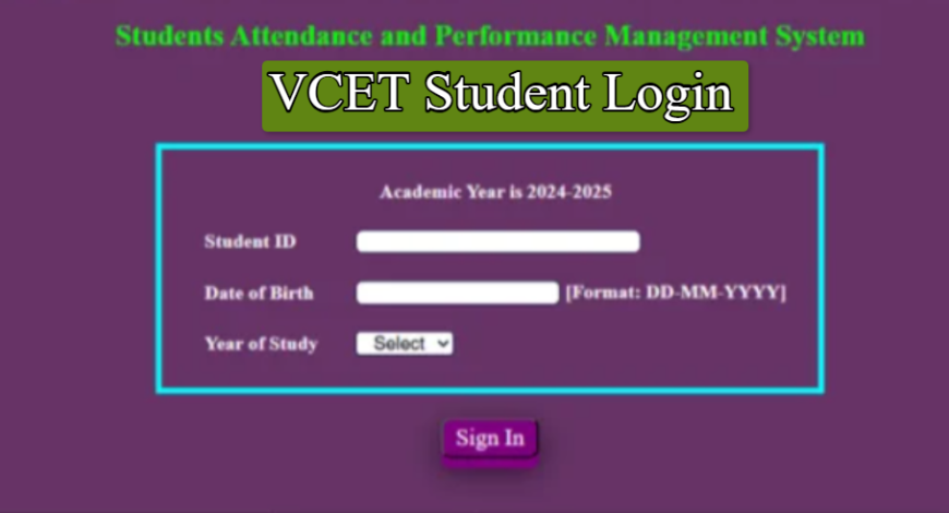 VCET Student Login
