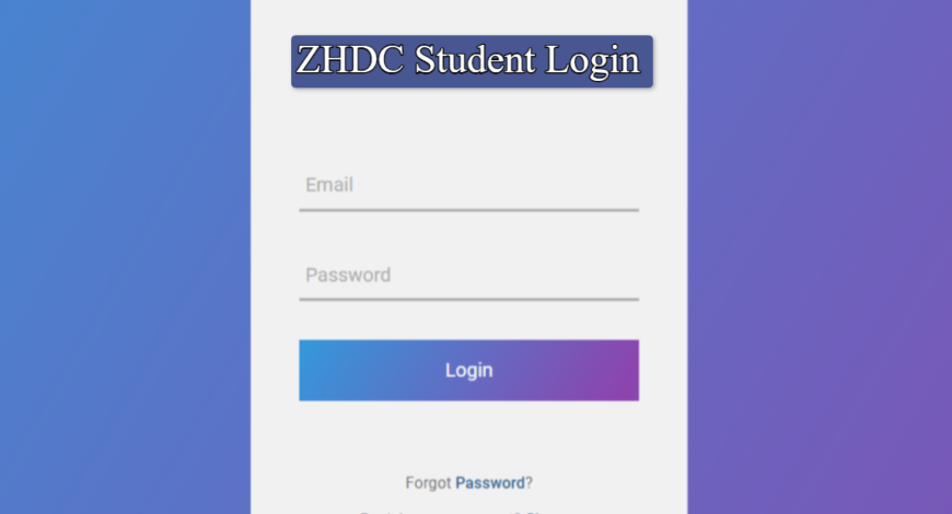 ZHDC Student Login