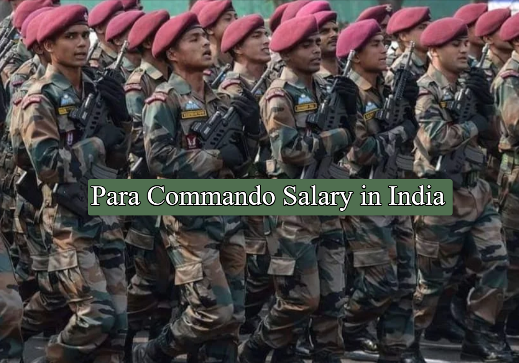 What is Para Commando Salary in India?