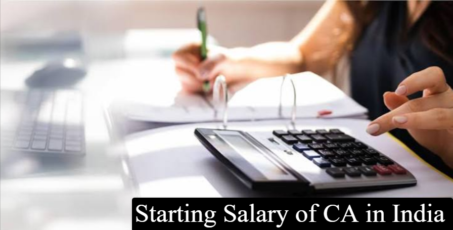 starting salary of CA in India